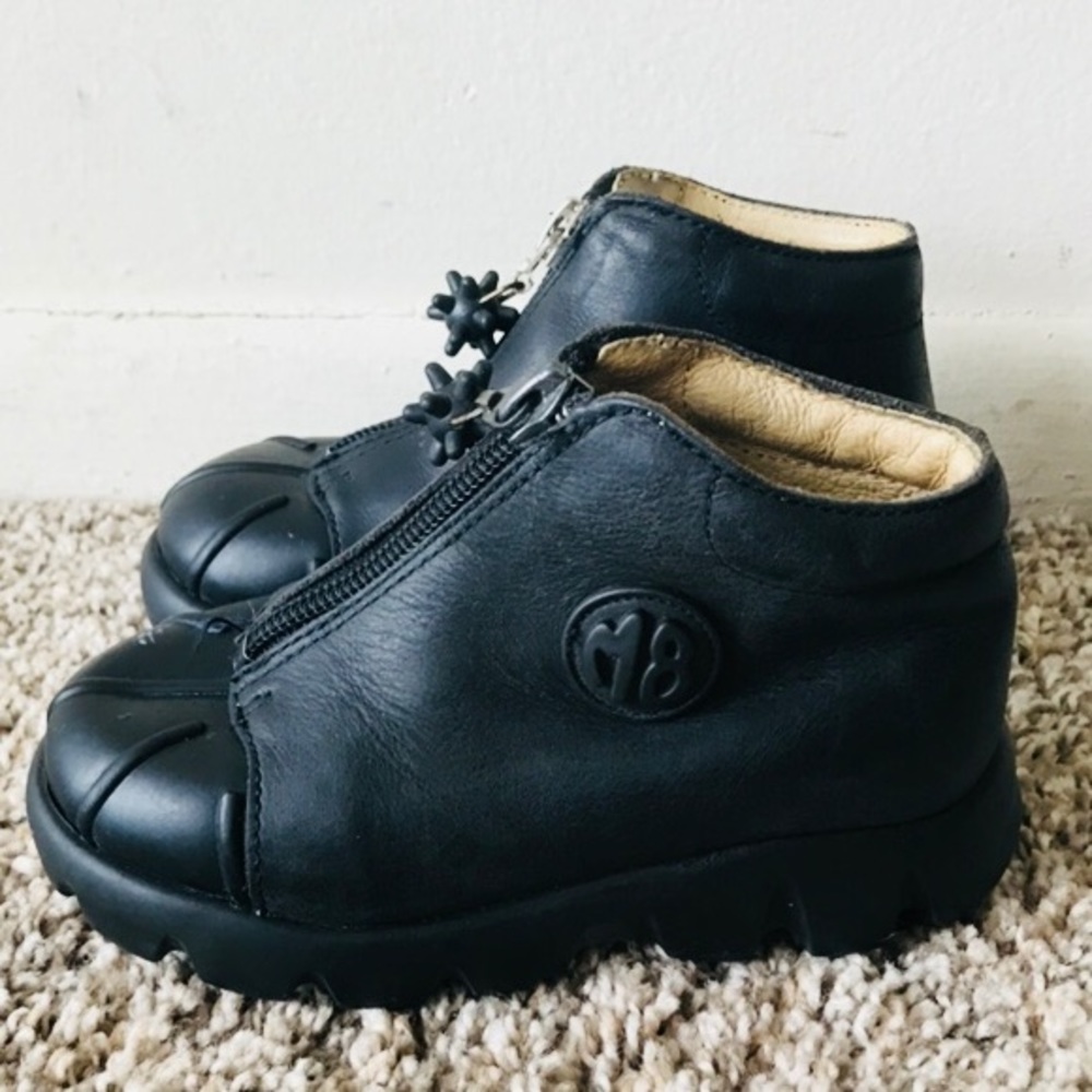 Mod8 Kids Black Leather Boots Size 11.5
